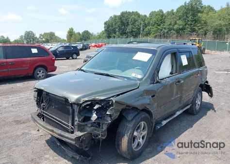 2006 Honda Pilot Ex-L z USA, uszkodzony, nr VIN 5FNYF18716B017277